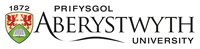 University logo for Aberystwyth University
