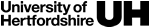 University logo for University of Hertfordshire
