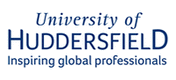 University logo for University of Huddersfield