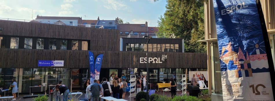 University Logo logo for Welcome to ESPOL, the European School of Political and Social Sciences.