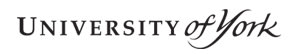 Institution profile for University of York