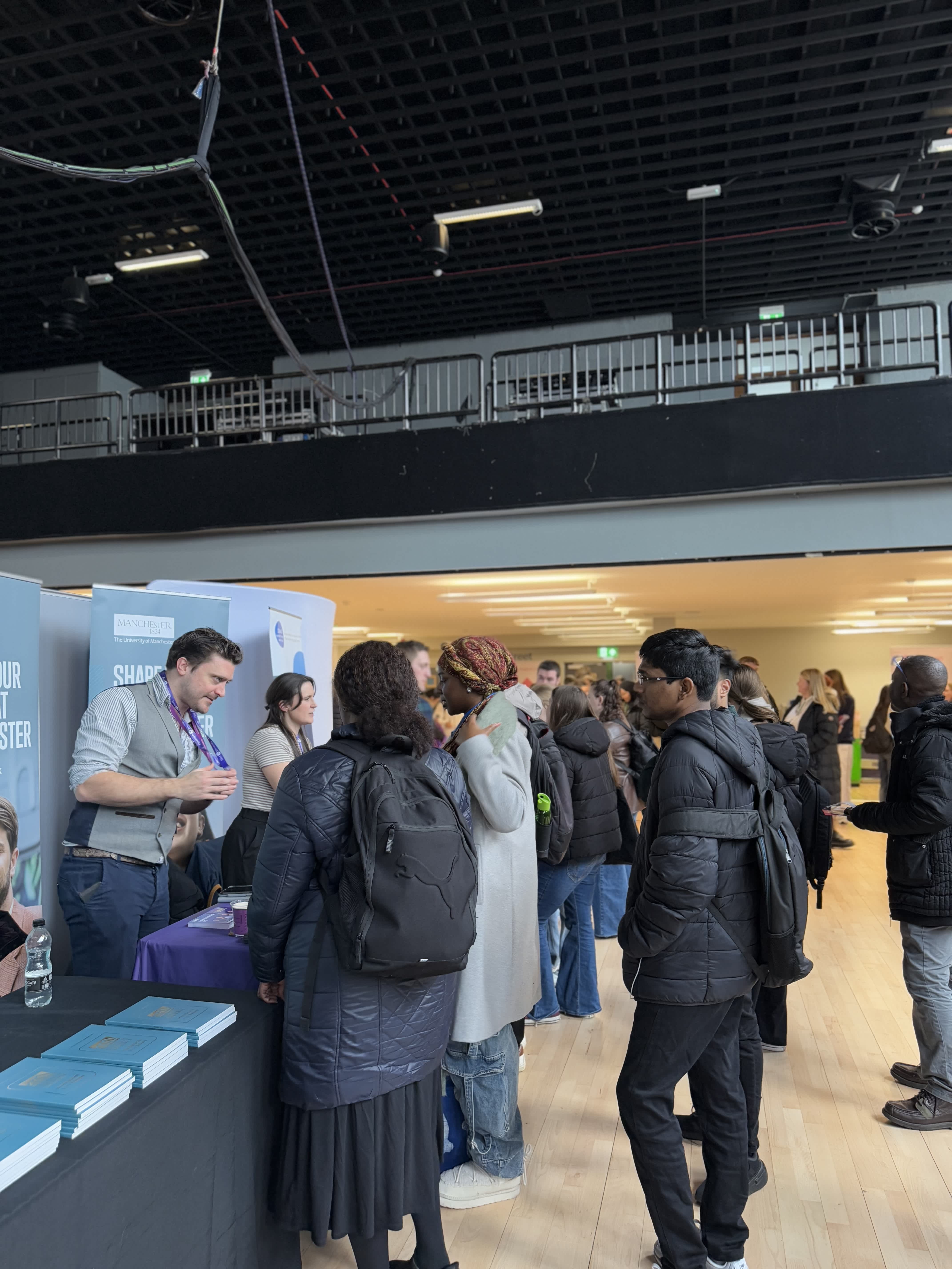 University exhibition stands at Postgrad LIVE event