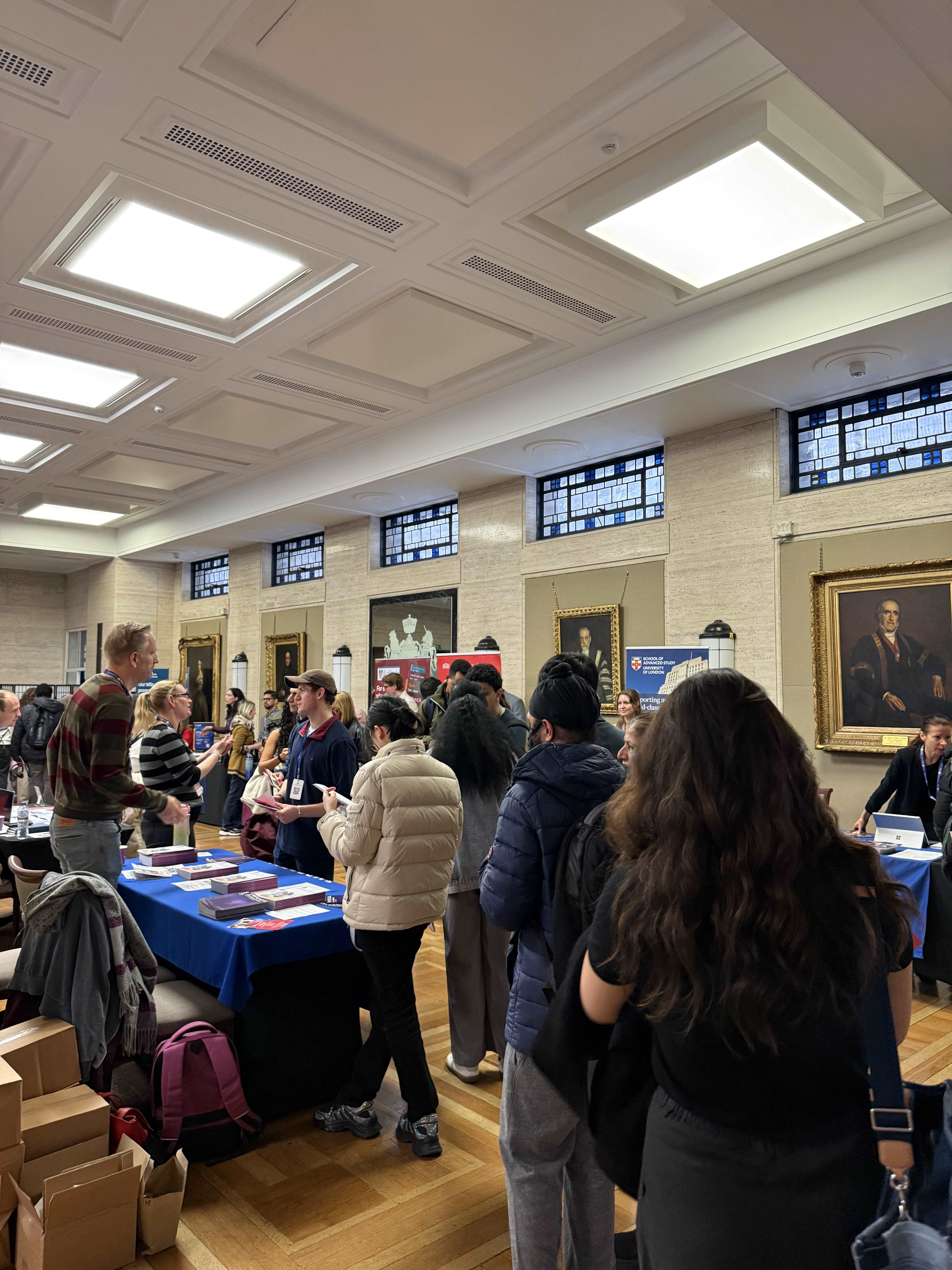 University exhibition stands at Postgrad LIVE event