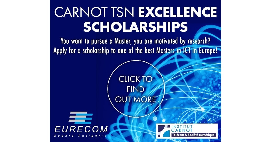 EURECOM / Carnot TSN Excellence scholarship program 