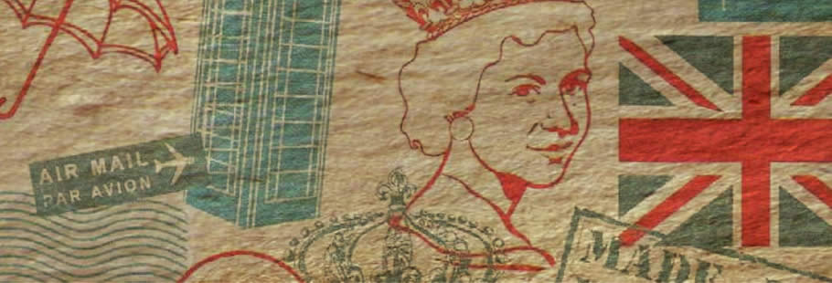 Drawing of British symbols
