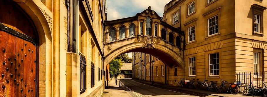 Historical archway on campus