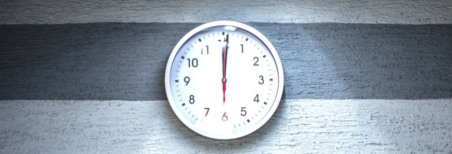 Clock on a wall