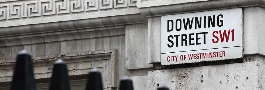 Downing Street sign