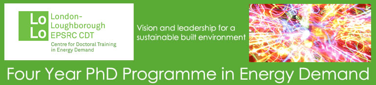 Four year PhD programme in energy demand Four year PhD programme in energy demand